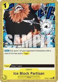 Ice Block Partisan - Emperors in the New World: 2nd Anniversary Tournament Cards - UC - OP09-115