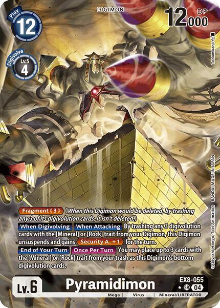 Pyramidimon (Alternate Art) - Chain of Liberation - Super Rare - EX8-055 SR