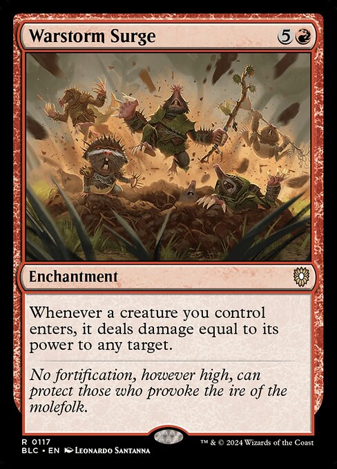 Warstorm Surge - Commander: Bloomburrow - R - 117