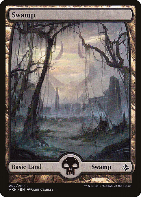 Swamp (252) - Full Art - Amonkhet - L - 252