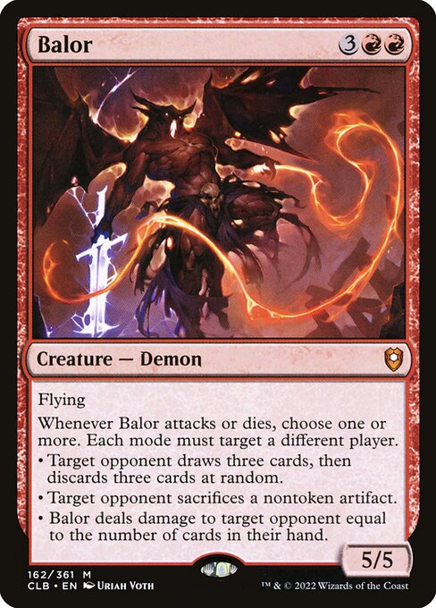 Balor - Commander Legends: Battle for Baldur's Gate - M - 162