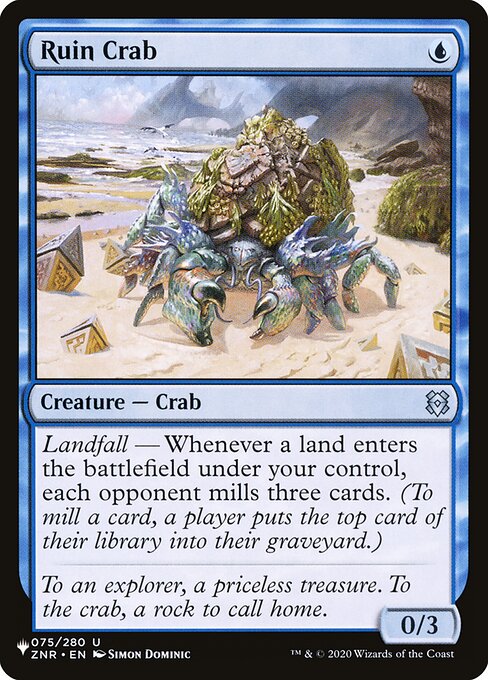 Ruin Crab - The List Reprints - U - 075/280