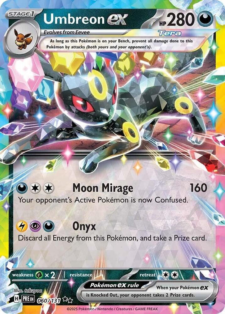 Umbreon ex - 060/131 - SV: Prismatic Evolutions - Double Rare - 060/131