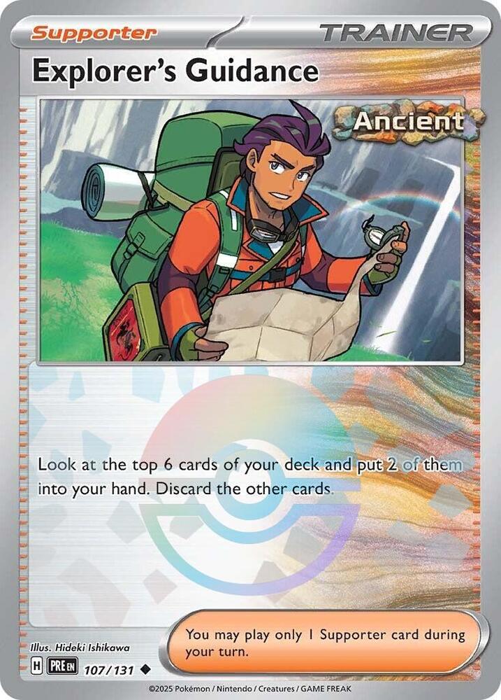 Explorer's Guidance (Poke Ball Pattern) - SV: Prismatic Evolutions - Uncommon - 107/131