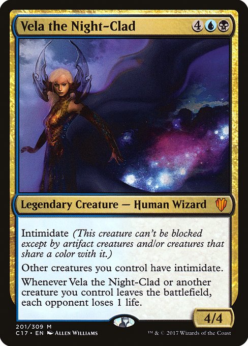 Vela the Night-Clad - Commander 2017 - M - 201