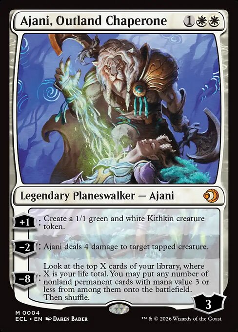 Ajani, Outland Chaperone - Lorwyn Eclipsed - M - 4