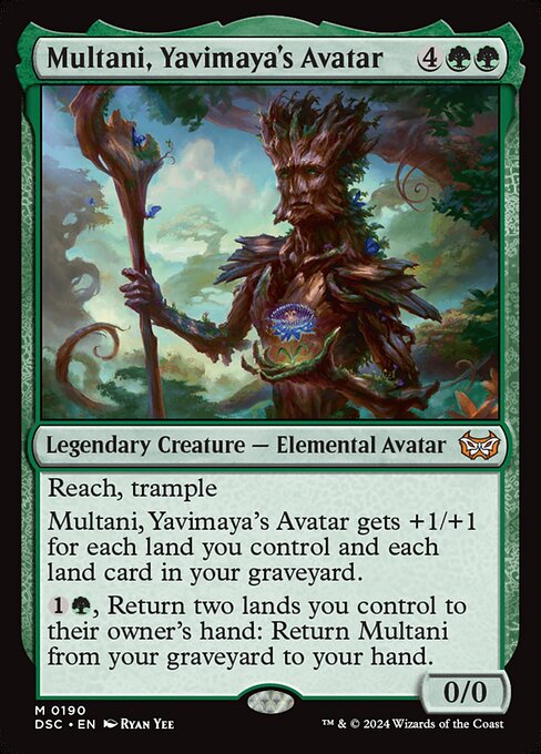 Multani, Yavimaya's Avatar - Commander: Duskmourn: House of Horror - M - 190