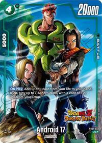 Android 17 - FB01-077 (Dragon Ball Z Dokkan Battle Alternate Art) - Awakened Pulse Alternate Art Reprints - Uncommon - FB01-077