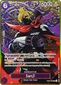 Sanji (One Piece Japanese Version 2nd Anniversary Set) - One Piece Promotion Cards - SR - OP07-064