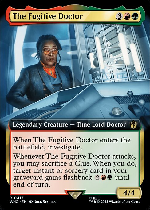 The Fugitive Doctor (Extended Art) - Universes Beyond: Doctor Who - R - 417