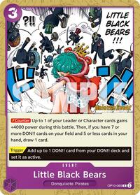 Little Black Bears - Royal Blood Release Event Cards - C - OP10-080