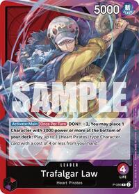 Trafalgar Law (OP10 Release Event) - One Piece Promotion Cards - PR - P-086