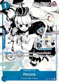 Perona (Championship 2024 Finalist Card Set Vol. 2) - One Piece Promotion Cards - UC - OP01-077