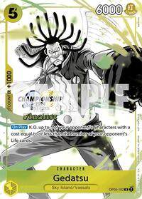 Gedatsu (Championship 2024 Finalist Card Set Vol. 2) - One Piece Promotion Cards - R - OP05-102