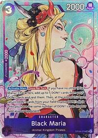 Black Maria (Illustration Box Vol.2) - One Piece Promotion Cards - SR - OP08-074