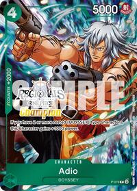 Adio (Regional Champion Card Set 2025 Vol.1) - One Piece Promotion Cards - PR - P-078