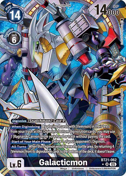 Galacticmon (Alternate Art) - World Convergence - Super Rare - BT21-062 SR
