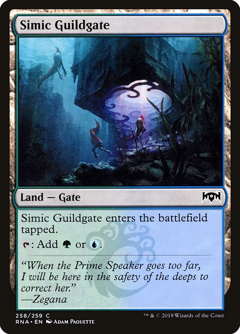 Simic Guildgate (258) - Ravnica Allegiance - C - 258