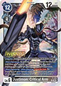 Justimon: Critical Arm (Store Tournament 2025 Vol.2 Winner Pack) - Digimon Promotion Cards - Promo - P-179 P