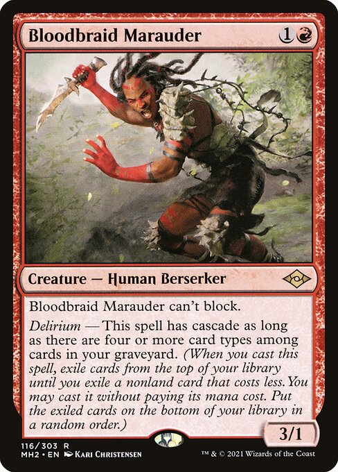 Bloodbraid Marauder - Modern Horizons 2 - R - 116