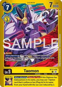 Taomon - Limited Card Pack -Billion Bullet- - Common - BT17-035 C