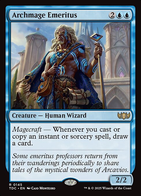 Archmage Emeritus - Commander: Tarkir: Dragonstorm - R - 145