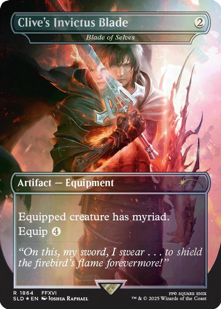 Clive's Invictus Blade - Blade of Selves (Rainbow Foil) - Secret Lair Drop Series - R - 1864