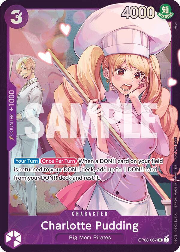 Charlotte Pudding (Store Treasure Cup 2025) - One Piece Promotion Cards - R - OP08-067