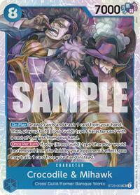 Crocodile & Mihawk - Starter Deck 25: BLUE Buggy - SR - ST25-003