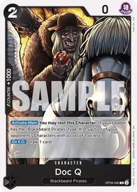 Doc Q (Reprint) - Starter Deck 27: BLACK Marshall.D.Teach - R - OP09-090