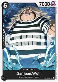 Sanjuan.Wolf (Reprint) - Starter Deck 27: BLACK Marshall.D.Teach - C - OP10-084