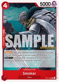 Smoker - A Fist of Divine Speed Release Event Cards - C - OP11-005