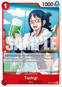 Tashigi - A Fist of Divine Speed Release Event Cards - C - OP11-007