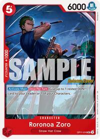Roronoa Zoro - A Fist of Divine Speed Release Event Cards - UC - OP11-016