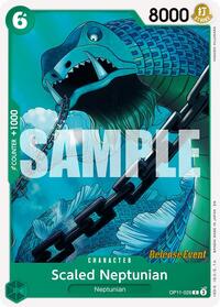 Scaled Neptunian - A Fist of Divine Speed Release Event Cards - C - OP11-026