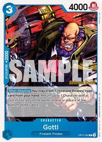 Gotti - A Fist of Divine Speed Release Event Cards - C - OP11-050