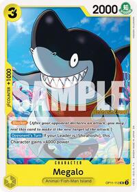 Megalo - A Fist of Divine Speed Release Event Cards - UC - OP11-112