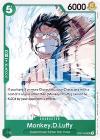 Monkey.D.Luffy (Reprint) - Starter Deck 24: GREEN Jewelry Bonney - UC - OP07-033