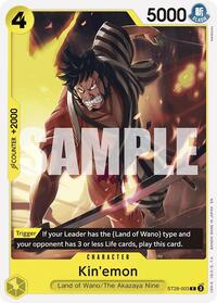 Kin'emon - Starter Deck 28: GREEN/YELLOW Yamato - C - ST28-003