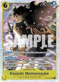 Kouzuki Momonosuke - Starter Deck 28: GREEN/YELLOW Yamato - SR - ST28-004
