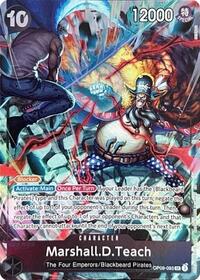 Marshall.D.Teach (093) (English Version 2nd Anniversary Set) - One Piece Promotion Cards - SR - OP09-093
