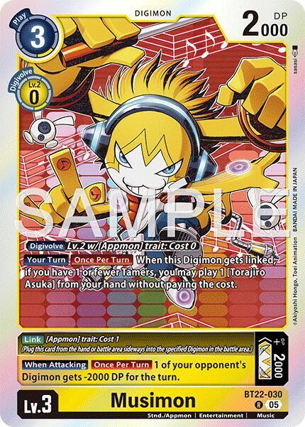 Musimon - Cyber Eden - Rare - BT22-030 R