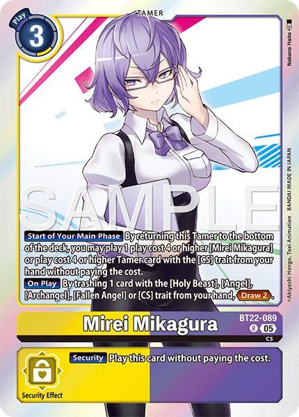 Mirei Mikagura - Cyber Eden - Rare - BT22-089 R