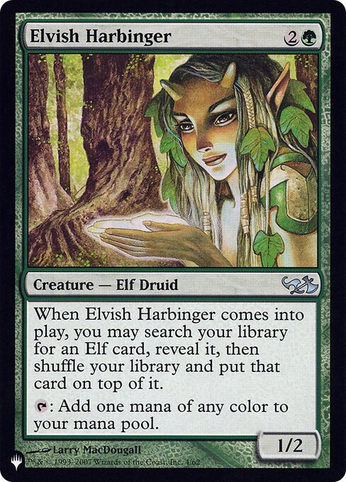 Elvish Harbinger (DD1) - The List Reprints - U - 004/062