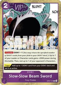 Slow-Slow Beam Sword (Judge Pack Vol. 6) - One Piece Promotion Cards - C - OP07-076