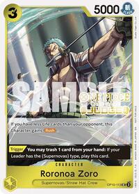 Roronoa Zoro (Judge Pack Vol. 6) - One Piece Promotion Cards - UC - OP10-113
