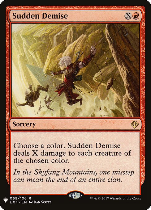 Sudden Demise - The List Reprints - R - 059/106