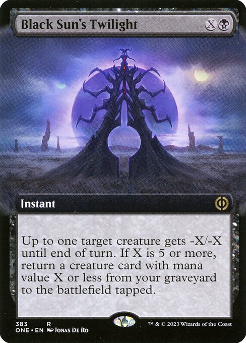 Black Sun's Twilight (Extended Art) - Phyrexia: All Will Be One - R - 383