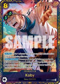 Koby (Treasure Cup August 2025) - One Piece Promotion Cards - SEC - OP11-119