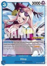 Hina - Legacy of the Master Release Event Cards - UC - OP12-051